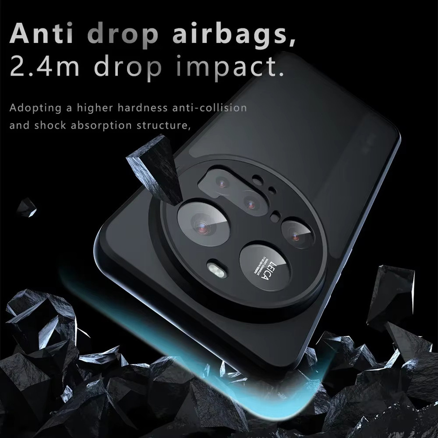 Stoßfeste Airbag-Schutzhülle für Xiaomi Redmi Note 14 Pro Plus 4G 5G, 14C und 13C, transparente matte Weichhülle - Bild 2