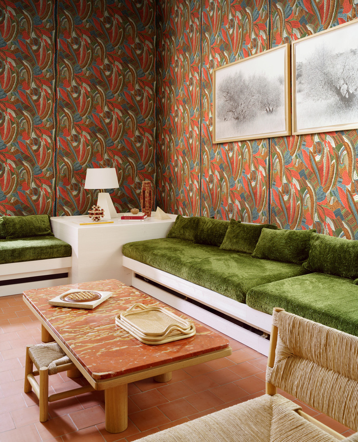 Arte Wallpaper Mandrava Folklore in Schwarz und Multicolour mit floralem und ethnischem Design - Bild 1