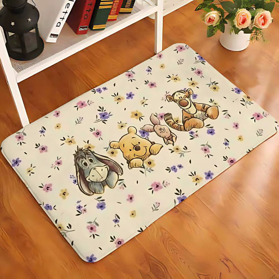 Beast Kingdom Winnie the Pooh Antirutschmatte für Badezimmer und Eingangsbereich, Mehrfarbig, B/T: 60 x 40 cm - Bild 2