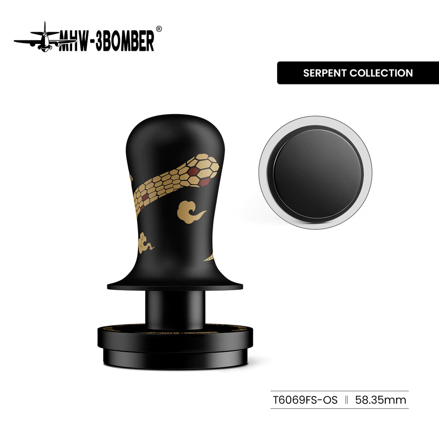 MHW-3BOMBER Espresso Tamper mit konstantem Druck aus Holz für flache Siebträger, Durchmesser: 45,5 mm bis 58,5 mm - Bild 5