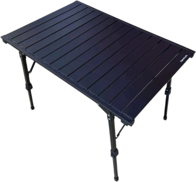 Horntools Campingtisch klappbar und höhenverstellbar in Schwarz, B/T/H: 65,0 x 60,0 x 60,0 cm - Bild 1