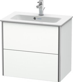 Duravit Waschtischunterschrank Compact XSquare, Farbe: weiß matt, wandhängend, B/T/H: 61 x 38,8 x 56 cm - Bild 1