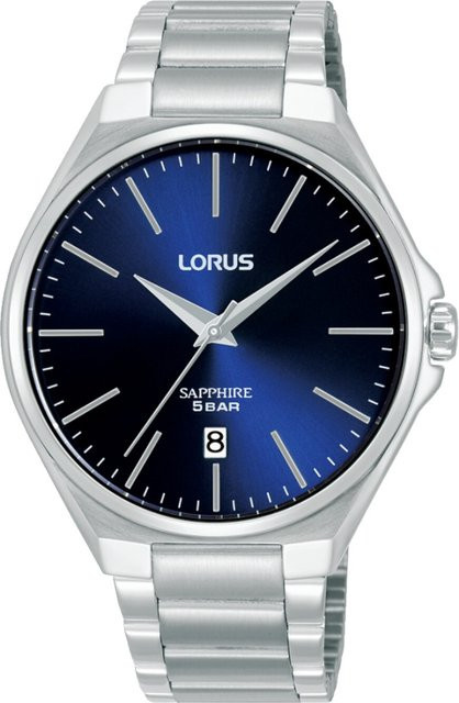 Lorus Armbanduhr, Quarz, Edelstahl, Blau, 39 mm, Herren - Bild 1