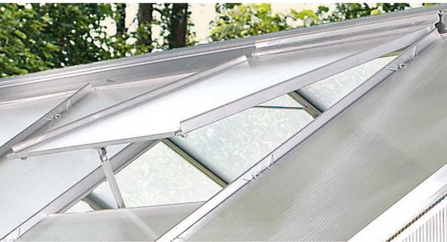 Vitavia Alu-Dachfenster für Gewächshäuser Venus Merkur Uranus Apollo Diana Cassandra Mars Sirius Comet Planet Meridian 1 Jupiter Dione Meridian 2 Sirona aluminium eloxiert - Bild 1