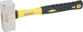 KS Tools Fäustel aus Edelstahl mit Fiberglasstiel in Silber, 1800g - Bild 1