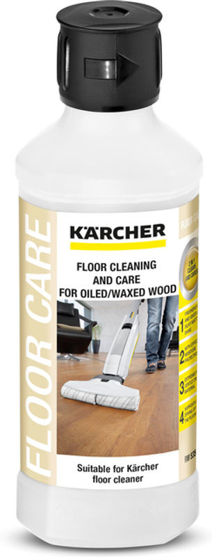 Kärcher Bodenreiniger und Auffrischer für geölte und gewachste Holzböden, 500 ml, Weiß - Bild 2