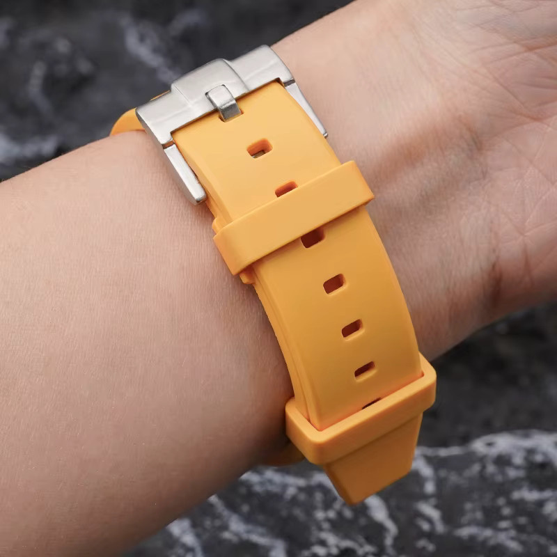 Olevo Uhrenarmband TPU-Gummi, 22 mm, Unisex - Bild 2