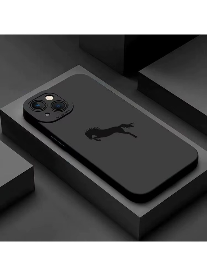 Kreative Dark Horse Handyhülle für Samsung Galaxy S25 FE, S24, S23 Ultra, S22 Plus und weitere Modelle, Farbe: Schwarz - Bild 6