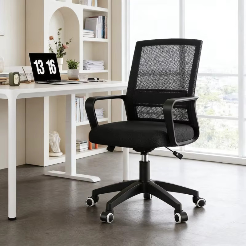 LIUSHADUOLA Ergonomischer Zero-Gravity Gaming-Stuhl in Schwarz mit Rollen und Höhenverstellung - Bild 4