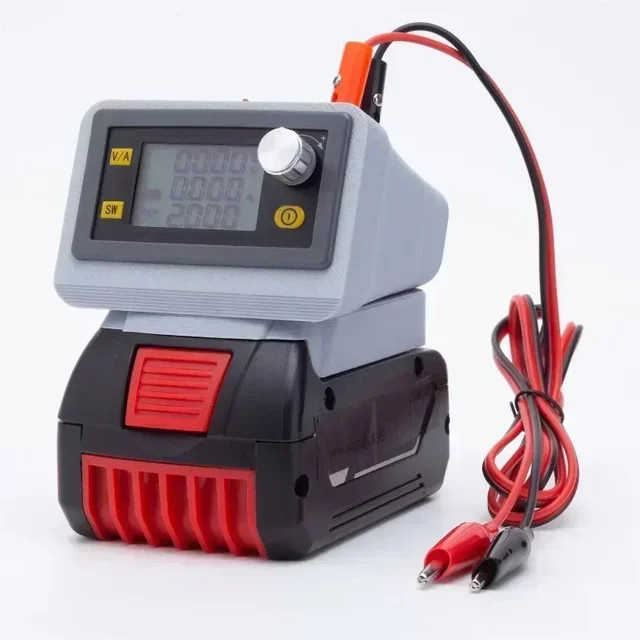 Bosch 18V Lithium-Batterie-Adapter Buck-Boost Steuerbares DC-geregeltes Netzteil in Grau - Bild 1