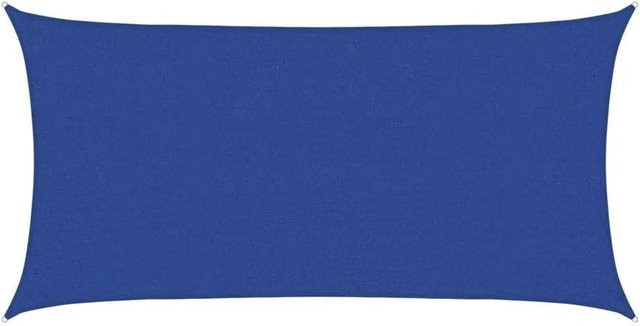 Furnicato Sonnensegel Rechteckig Blau aus HDPE mit 160 g/m² B x B: 5 x 5 m - Bild 1