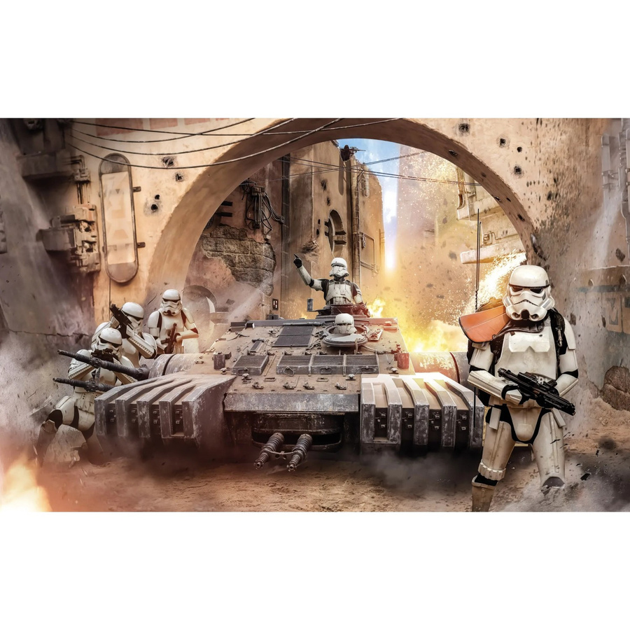 Komar Fototapete Vlies Star Wars Tanktrooper Multicolor B: 400 cm, H: 250 cm - Bild 2