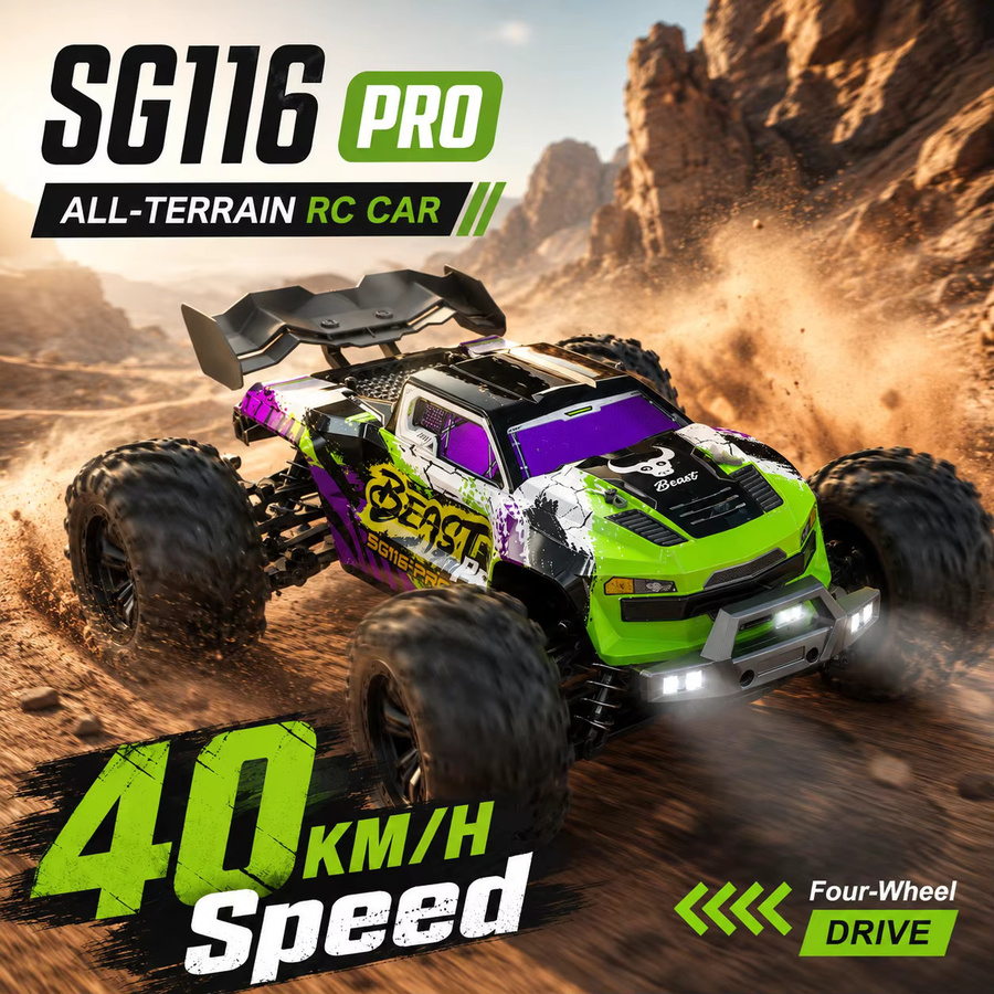 ZNLYRION SG116PRO MAX Offroad-Auto, RC Monster-Truck, 1:16, mit LED-Lichtern - Bild 5