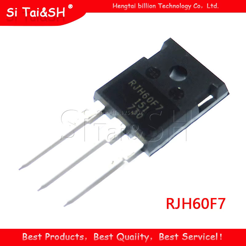5 Stück Si Tai&SH RJH60F5 RJH60F7 Leistungstransistoren im TO-247 Gehäuse, Schwarz - Bild 2