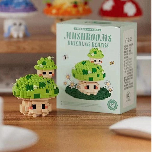 Yiran toy Pilz Mikropartikel-Konstruktionsbaustein Lernorientiertes Spielzeug - Bild 1