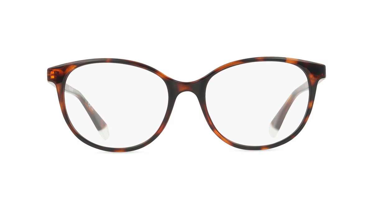 Polaroid PLD D467 Korrektionsbrille, Damen, Vollrand, Quadratisch, Kunststoff, Braun - Bild 1