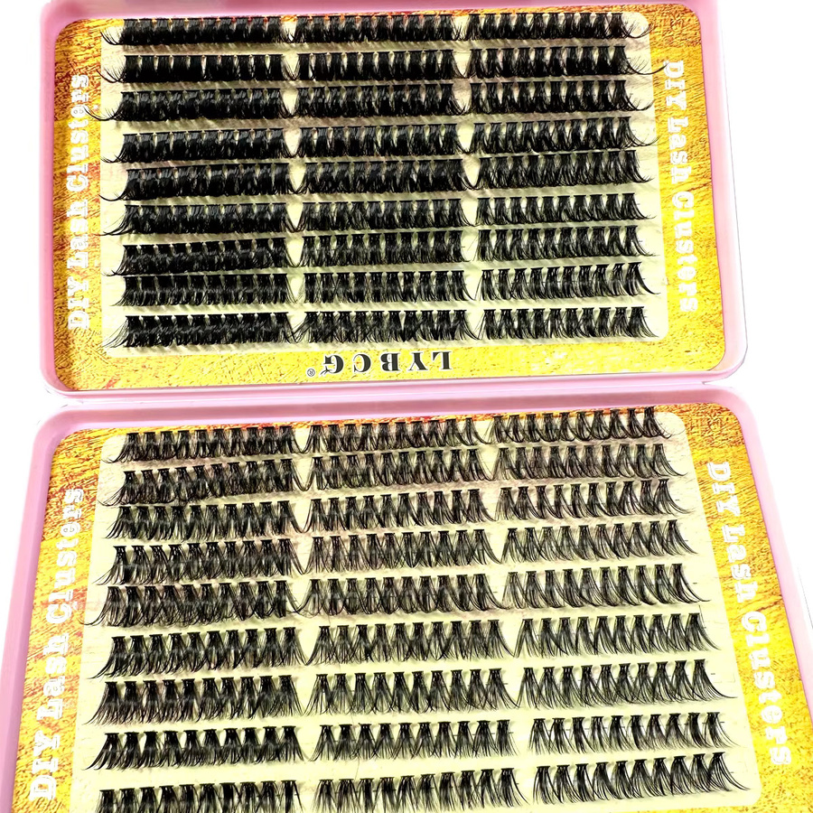 LYBCG 3D Fluffy Lash Cluster Kit, Black, Unisex - Bild 5