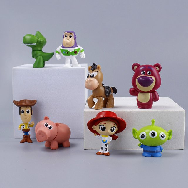 Bandai Toy Story Disney Buzz Lightyear Actionfiguren, 8-teiliges Set - Bild 1