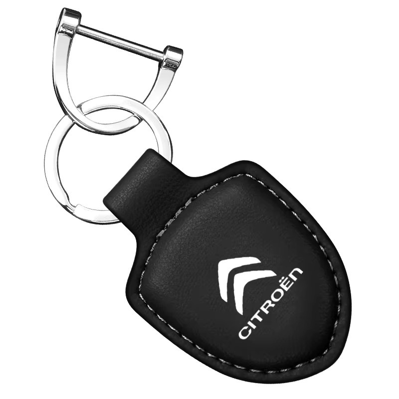 Citroen Schlüsselanhänger Leder, Schlüsselring Anhänger - Bild 3