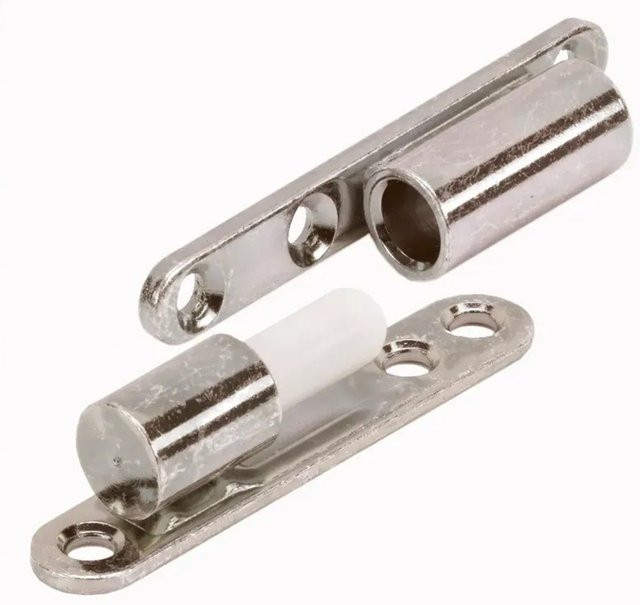 Hettich Renovierband Butt Hinge aus verzinktem Stahl in Silber, Ø 15 mm, 2 Stück - Bild 1