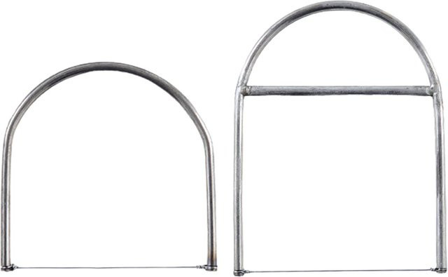 Homyl Drahtschneider aus Edelstahl mit Griffen für Keramik und Handwerk, Silber - Bild 1