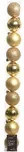Decoris Christbaumschmuck Kugel Gold, Durchmesser: 6 cm - Bild 1