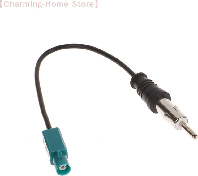 SHIDWJ Universal Auto FM Stereo Radio Antennenadapter Fakra Z auf DIN Stecker Konverter in Schwarz - Bild 1