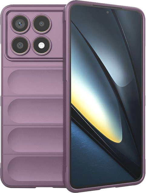 Techsuit Magic Shield Schutzhülle für Xiaomi Poco F6 Pro in Lila - Bild 1