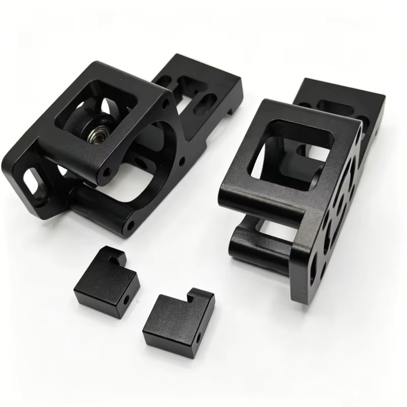 Funssor Aluminium CNC Doppel-Scher-Motorhalterungskit für Ender3/Voron Switchwire XZ-Achsen in Schwarz - Bild 3