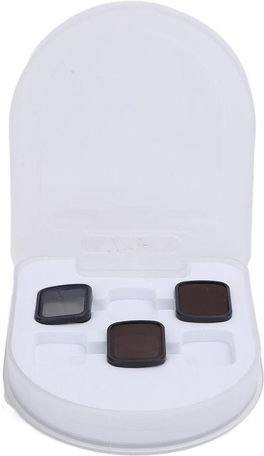 Igeteck ND Filter Set 3 in 1 mit ND8, ND16 und CPL für Flip Drohnenkameraobjektiv, Weiß - Bild 1