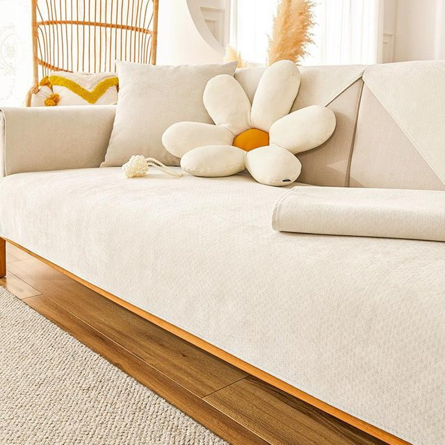 Wasserdichter Ecksofa-Schutzbezug von Your Warm Home für L-förmige Sofas, floraler Design-Bezug aus Polyester, Breite: 150 cm, Höhe: 70 cm - Bild 1