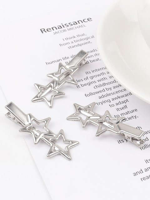 Haarspange Pentagramm, Stern, Damen - Bild 1