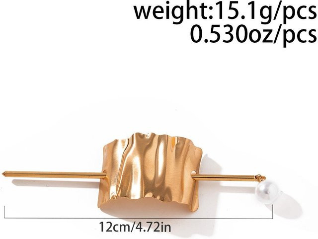 YULIN Haarstab, Gold Silber, Damen - Bild 1