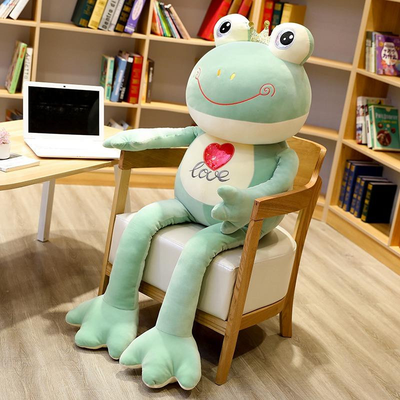 Kronenfrosch Stofftier Plüsch 50cm - Bild 2