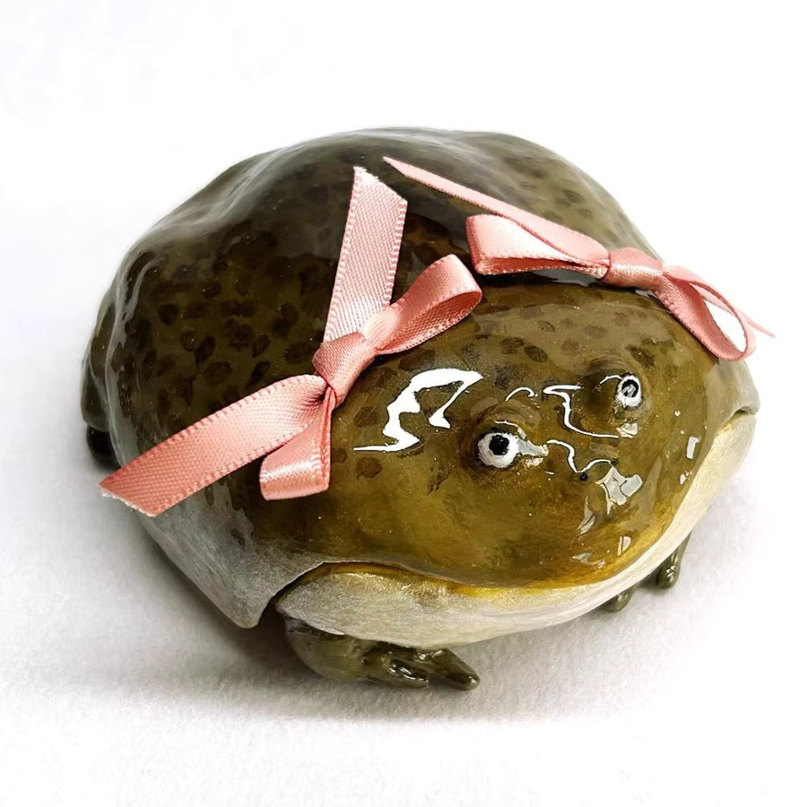 Handgemachte Clown Frog Schutzhülle für Apple AirPods Pro 3 in Grün - Bild 5