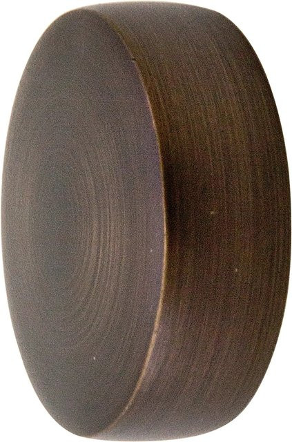 Mydeco Gardinenstangen-Endstück Cap aus Metall in Bronze, Durchmesser: 2,5 cm - Bild 1