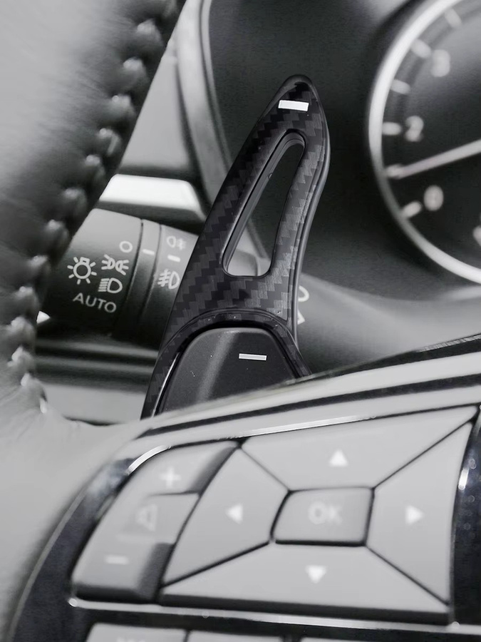 Lenkrad-Paddle-Shifter-Verlängerung für Nissan Altima Rogue X-Trail Pathfinder Qashqai Infiniti QX50 QX55 QX60 Q50 Q60 in Schwarz - Bild 4