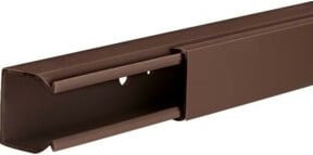 Hager Kabelkanal LF2502508014 Braun B/H: 25 x 25 mm, Länge: 2000 mm - Bild 1