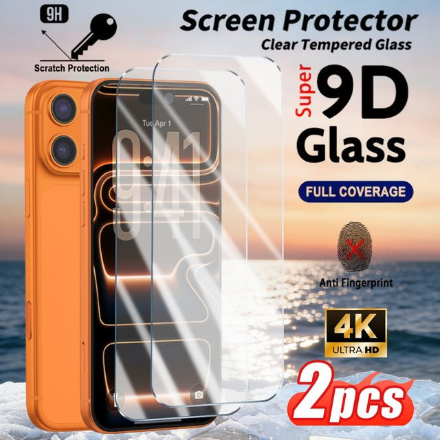 NNBILI 2 Stück HD-Schutzglas für iPhone 17, transparent, 9H Härte und kratzfest - Bild 1