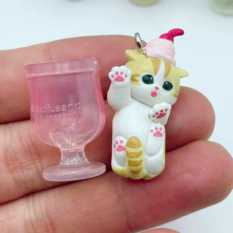 Mofusand Katze Pudding Blind Box Anime Mini Figuren Anhänger Multicolor - Bild 2