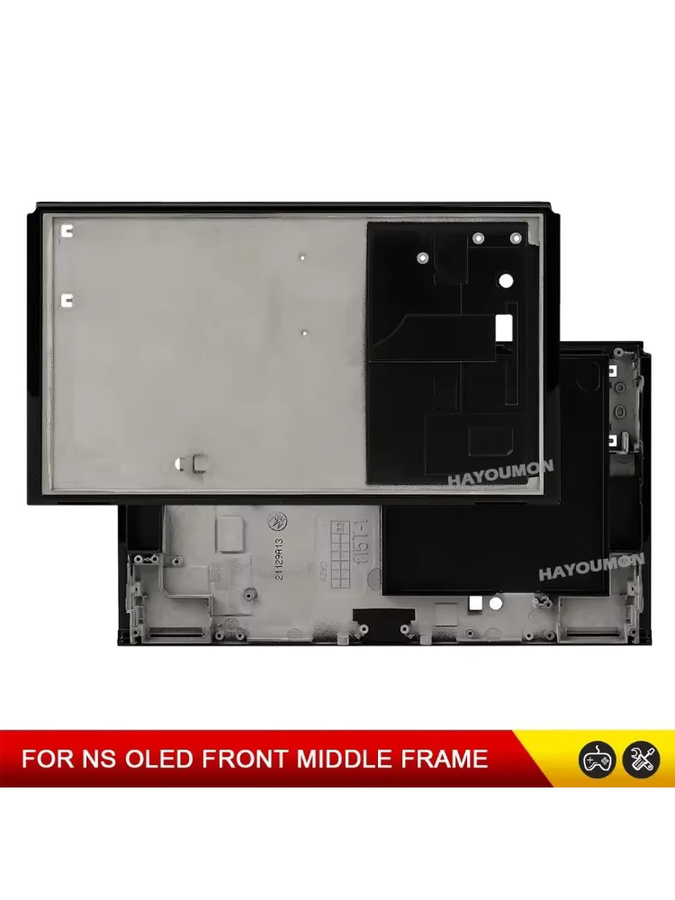 Hayoumon Ersatz-Frontrahmen für Nintendo Switch OLED, Metallabdeckung mit Batteriehalter und Wärmeableitungsgehäuse - Bild 5