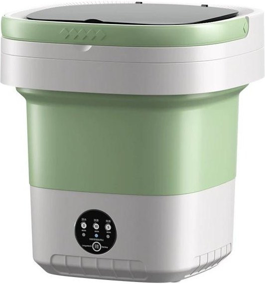 Ren Ming Shang Dian Tragbare faltbare automatische Mini-Waschmaschine für Unterwäsche und Socken, Farbe: Grün, Fassungsvermögen: 12 l - Bild 1