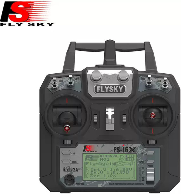 FLYSKY Funksender und Empfänger für RC-Modell-Drohnen und -Autos, black - Bild 1
