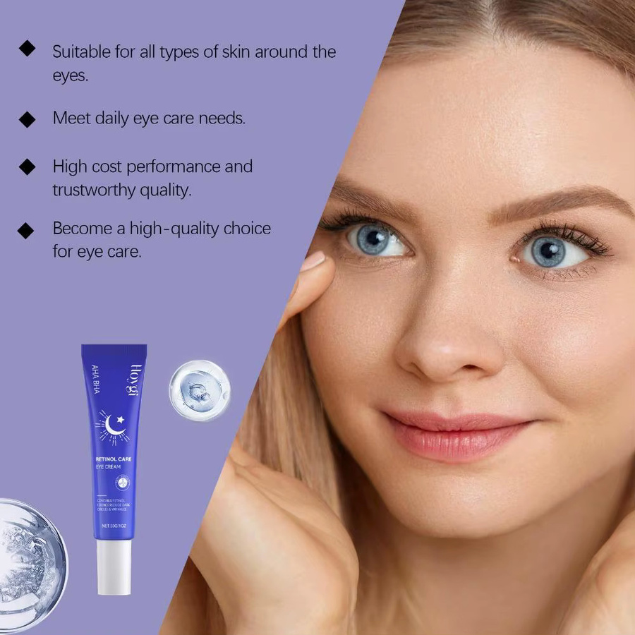 Hoygi Retinol Augencreme mit AHA BHA, 30g, Unisex - Bild 3