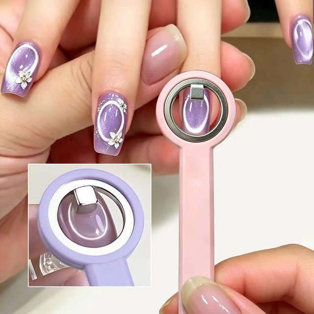 MIANEL Magnet für Nagelkunst, Pink, Schimmernd - Bild 1