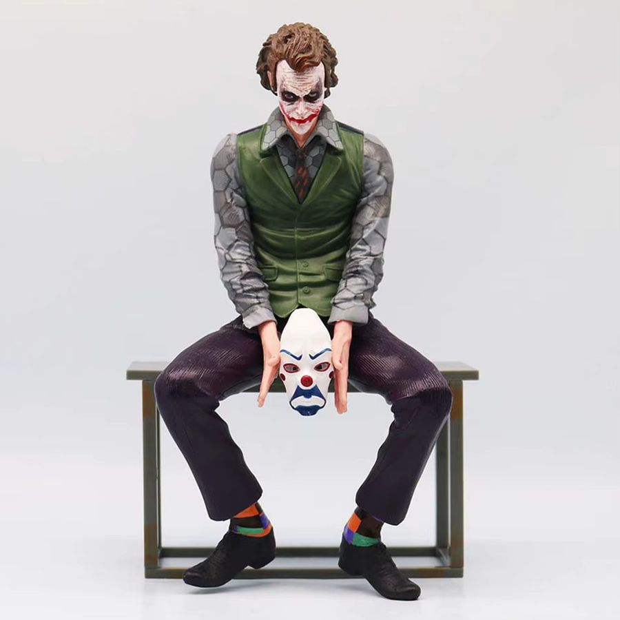 Bandai Joker Heath Ledger Action Figure in Grün mit Maske, Höhe: 24 cm - Bild 2