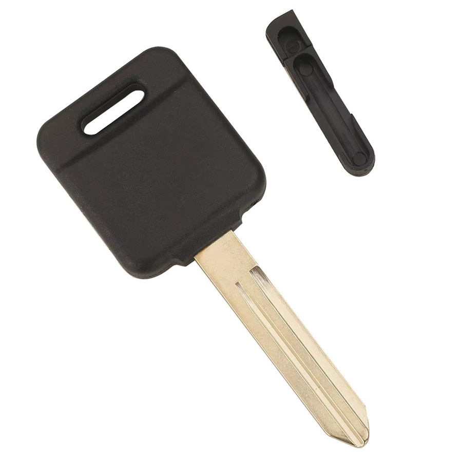 Jingyuqin 10er Set Fernbedienung Zündschlüssel Transponder Schlüssel Shell für Nissan Qashqai Tiida mit Uncut Klinge in Schwarz - Bild 2