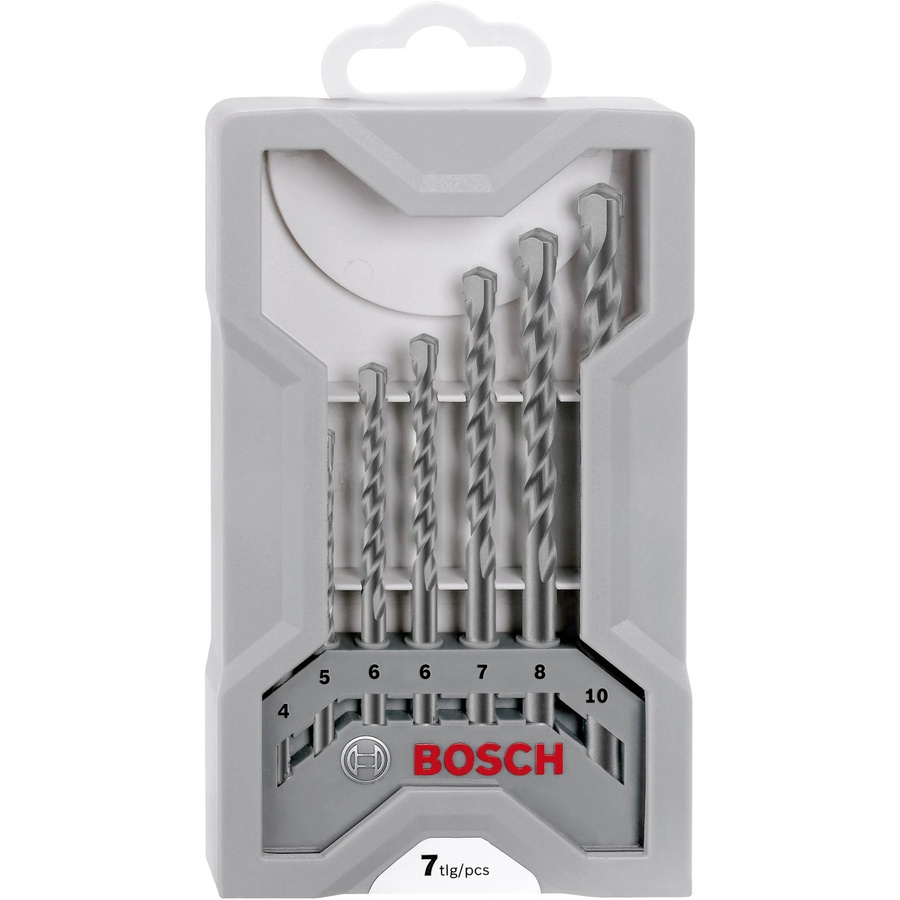 Bosch CYL-3 Silver Percussion Hartmetall Beton-Spiralbohrer-Set 7-teilig, Farbe: Silber - Bild 2