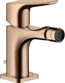 Hansgrohe Axor Citterio E Bidet-Einhebelmischer in Roségold mit Pop-up-Abflussventil - Bild 1