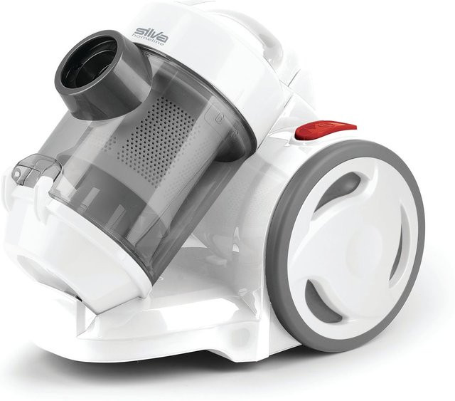 Silva Homeline Bodenstaubsauger Cyclone BS-C 9002, beutellos, 800 W, Weiß - Bild 1